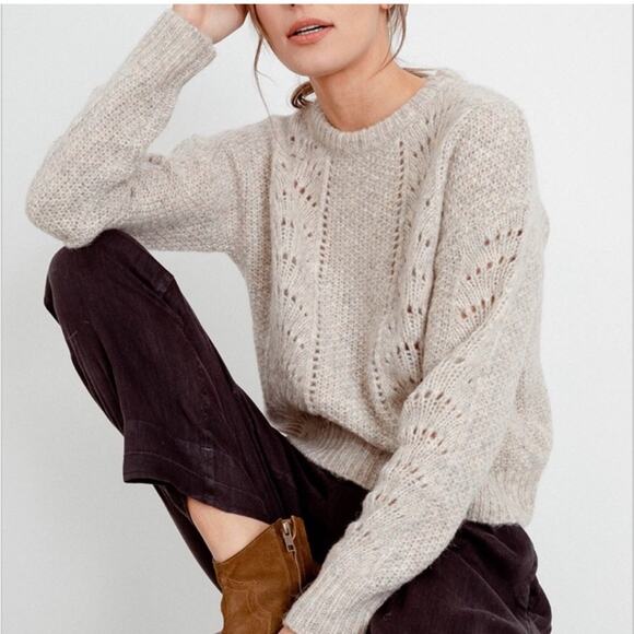 Rails Mara Oatmeal Knit Sweater XS - Picture 2 of 12